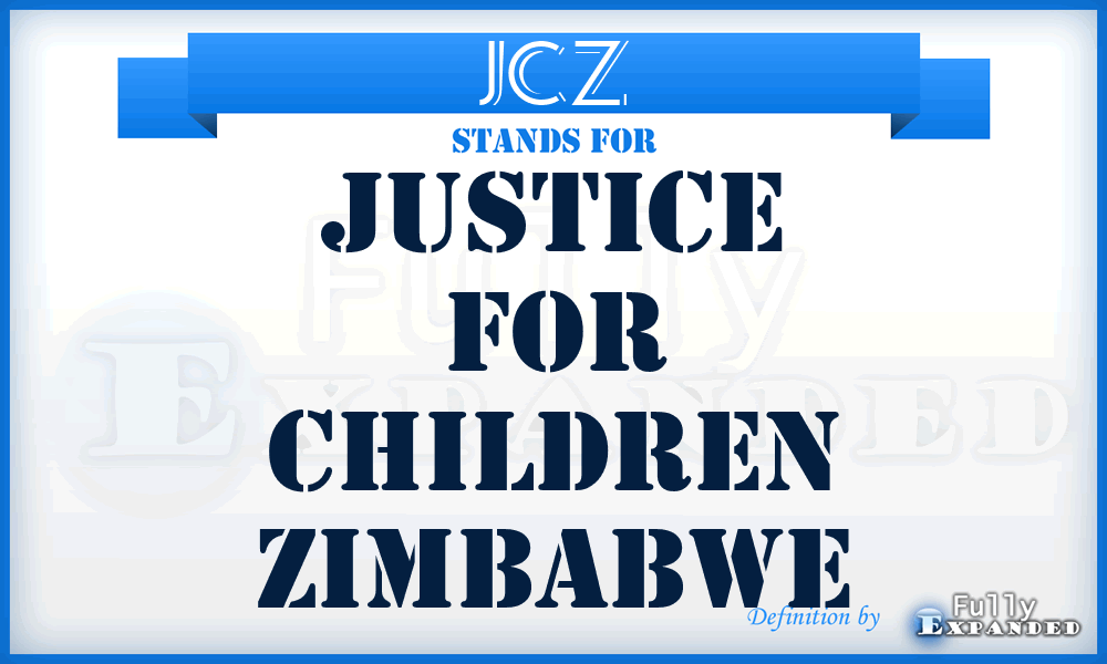 JCZ - Justice for Children Zimbabwe