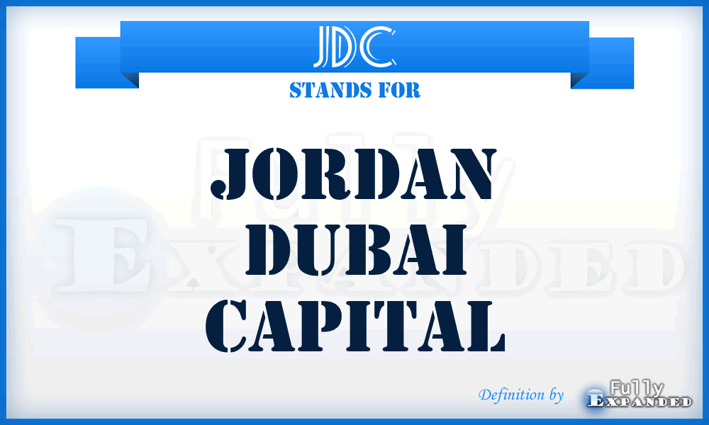 JDC - Jordan Dubai Capital