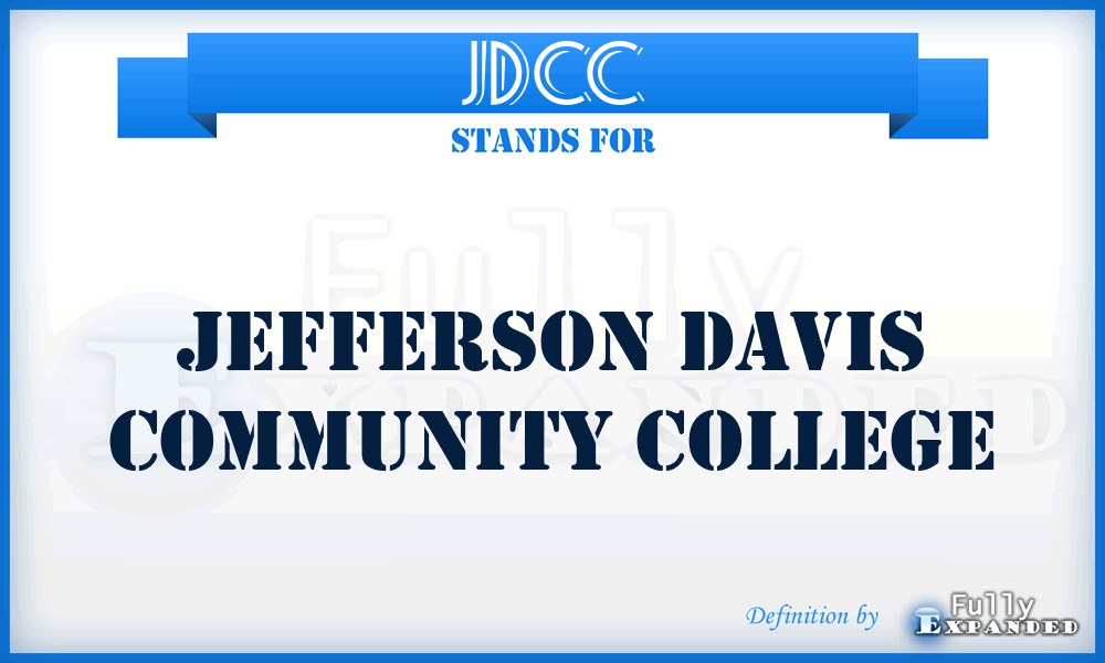 JDCC - Jefferson Davis Community College