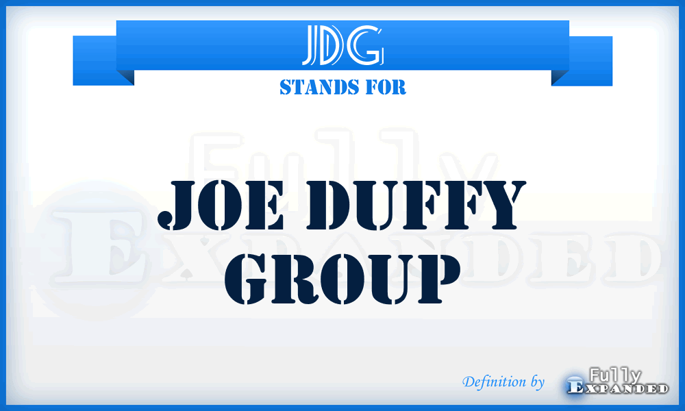JDG - Joe Duffy Group