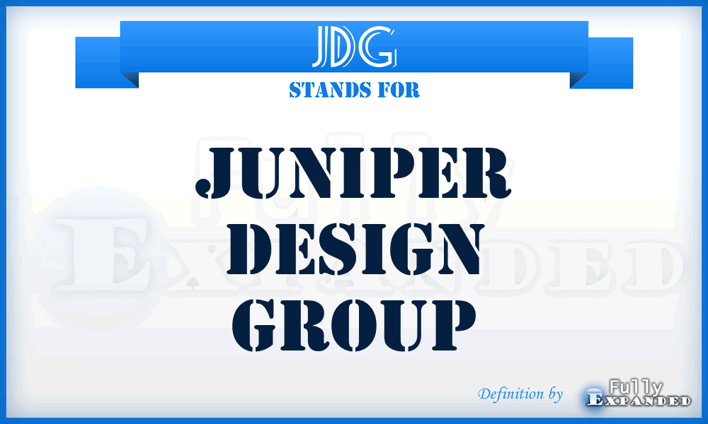 JDG - Juniper Design Group