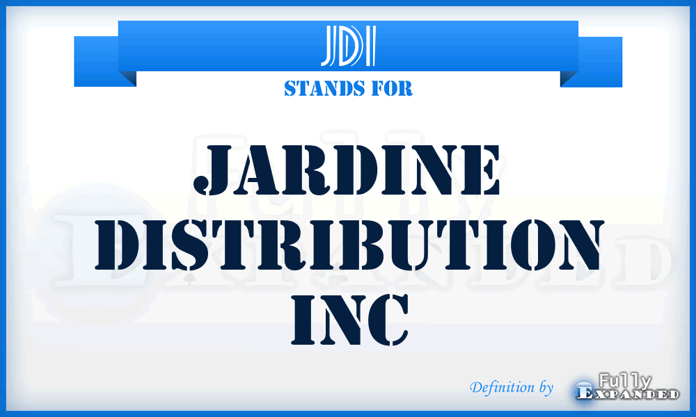 JDI - Jardine Distribution Inc