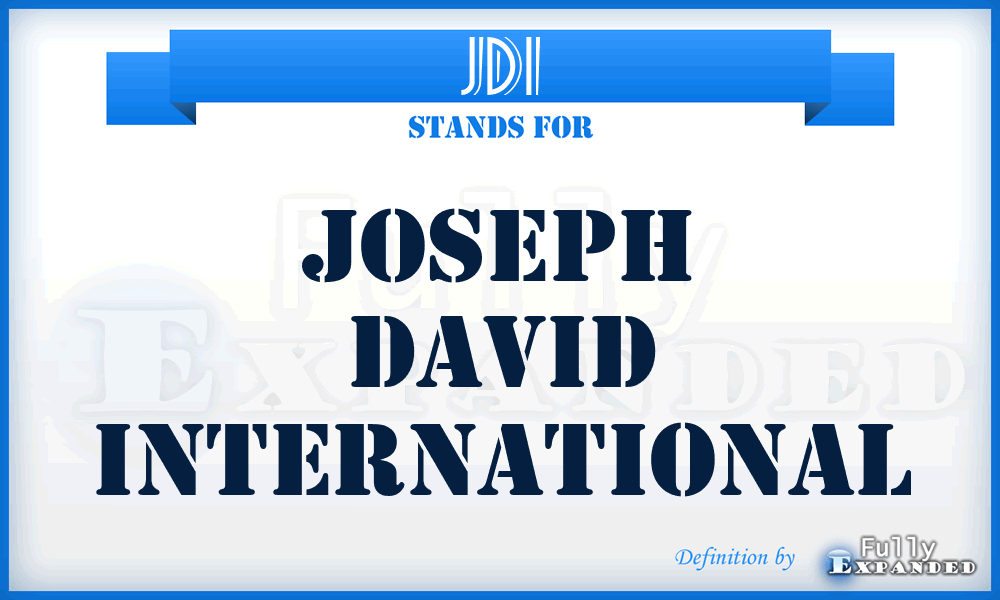 JDI - Joseph David International