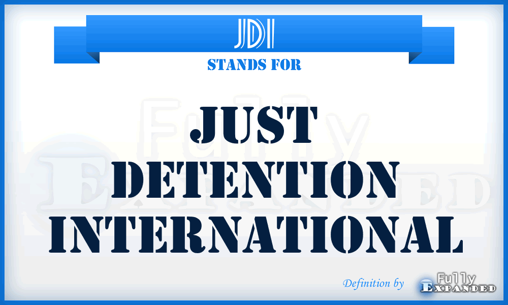 JDI - Just Detention International