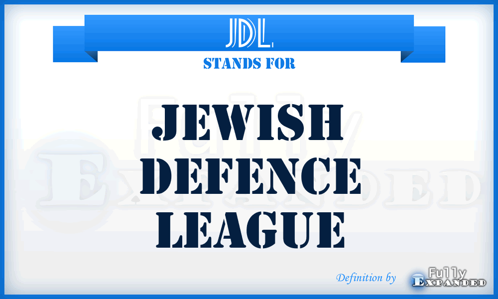 JDL - Jewish Defence League