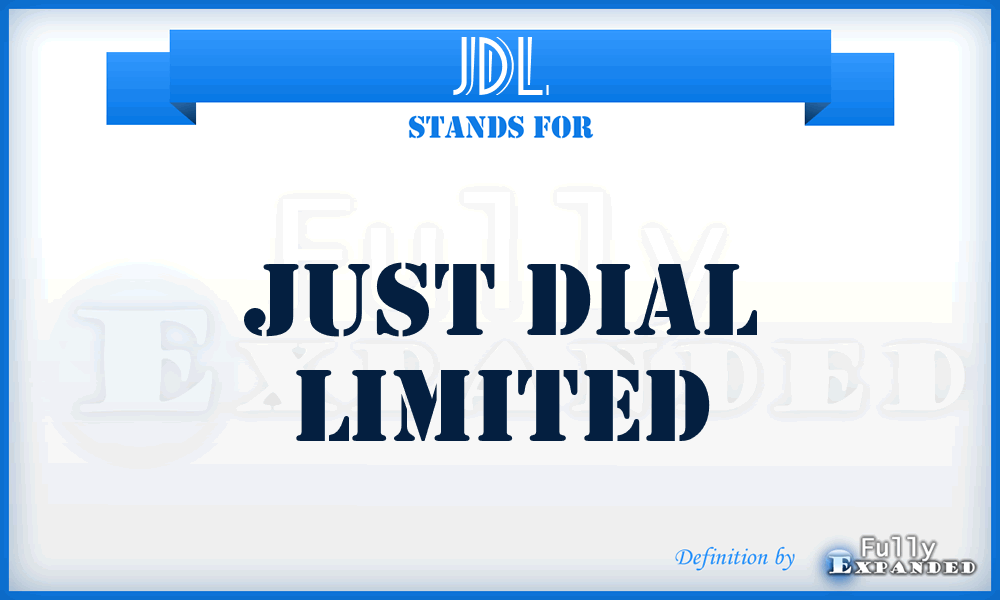 JDL - Just Dial Limited