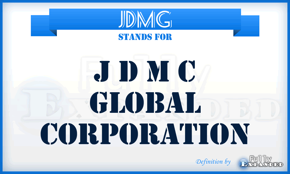JDMG - J D M C Global Corporation