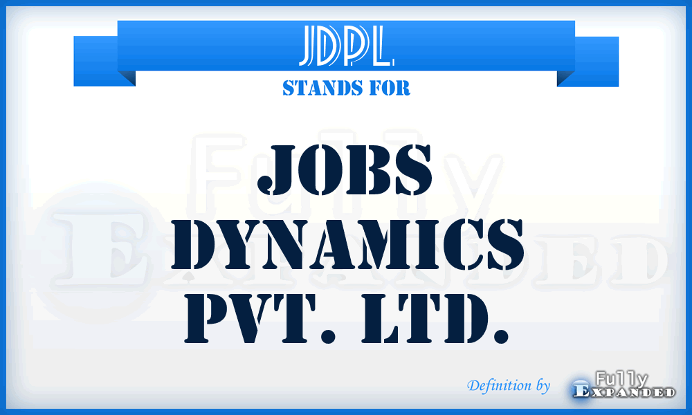 JDPL - Jobs Dynamics Pvt. Ltd.