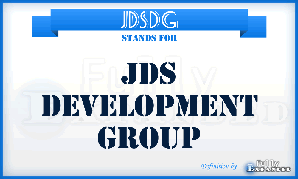 JDSDG - JDS Development Group