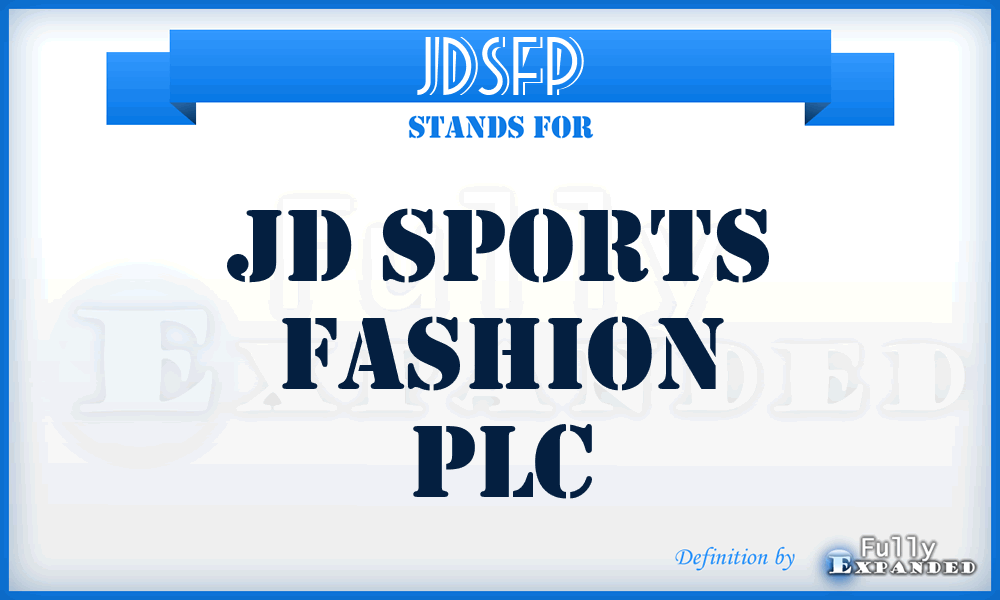 JDSFP - JD Sports Fashion PLC