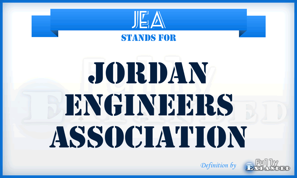 JEA - Jordan Engineers Association