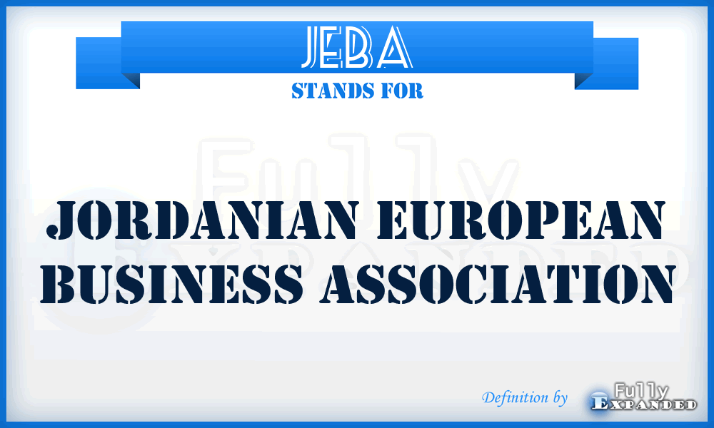 JEBA - Jordanian European Business Association