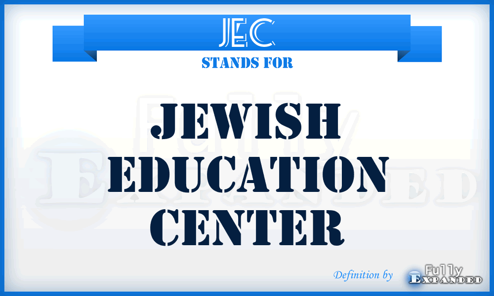 JEC - Jewish Education Center