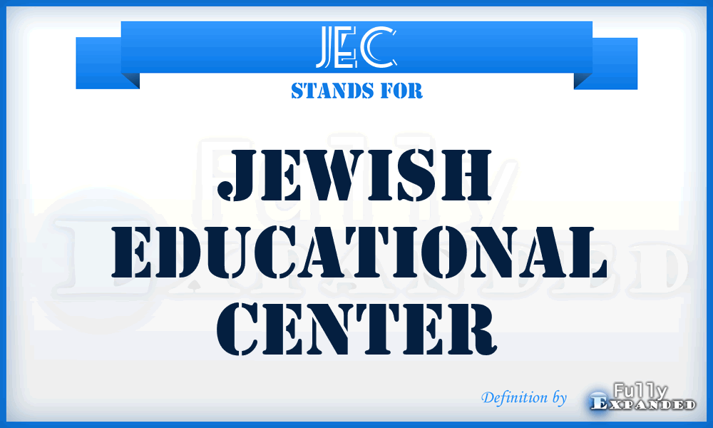 JEC - Jewish Educational Center