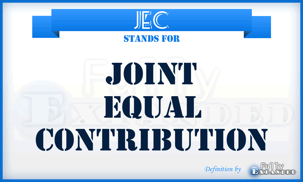 JEC - Joint Equal Contribution