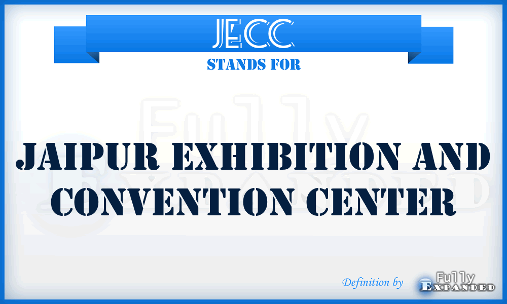JECC - Jaipur Exhibition and Convention Center
