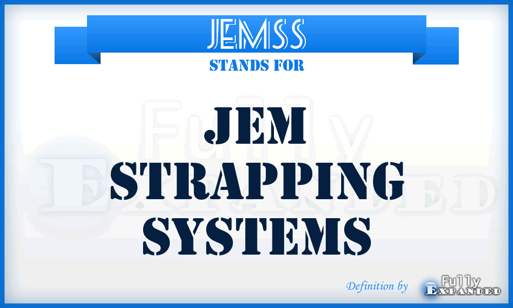 JEMSS - JEM Strapping Systems