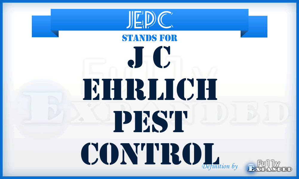 JEPC - J c Ehrlich Pest Control