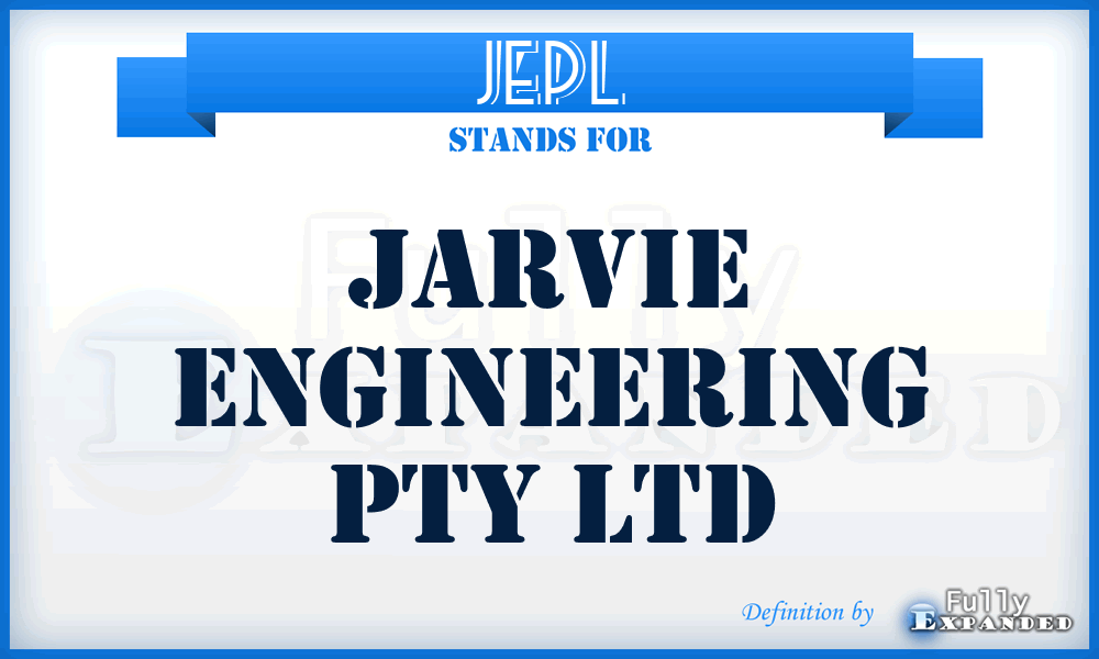 JEPL - Jarvie Engineering Pty Ltd