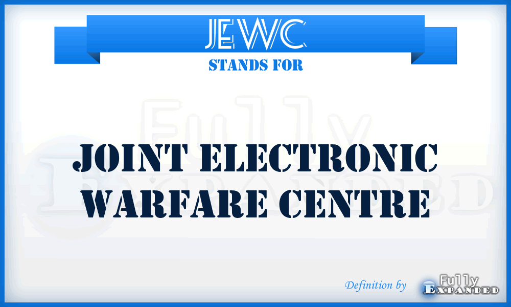 JEWC - Joint Electronic Warfare Centre