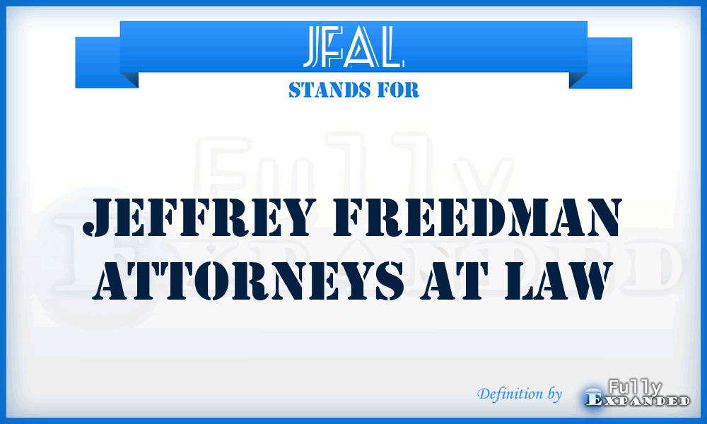 JFAL - Jeffrey Freedman Attorneys at Law