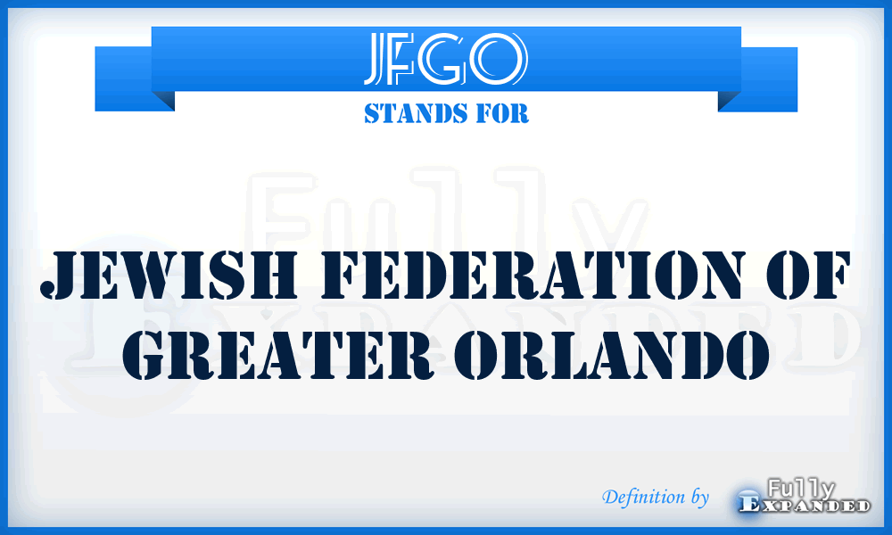 JFGO - Jewish Federation of Greater Orlando