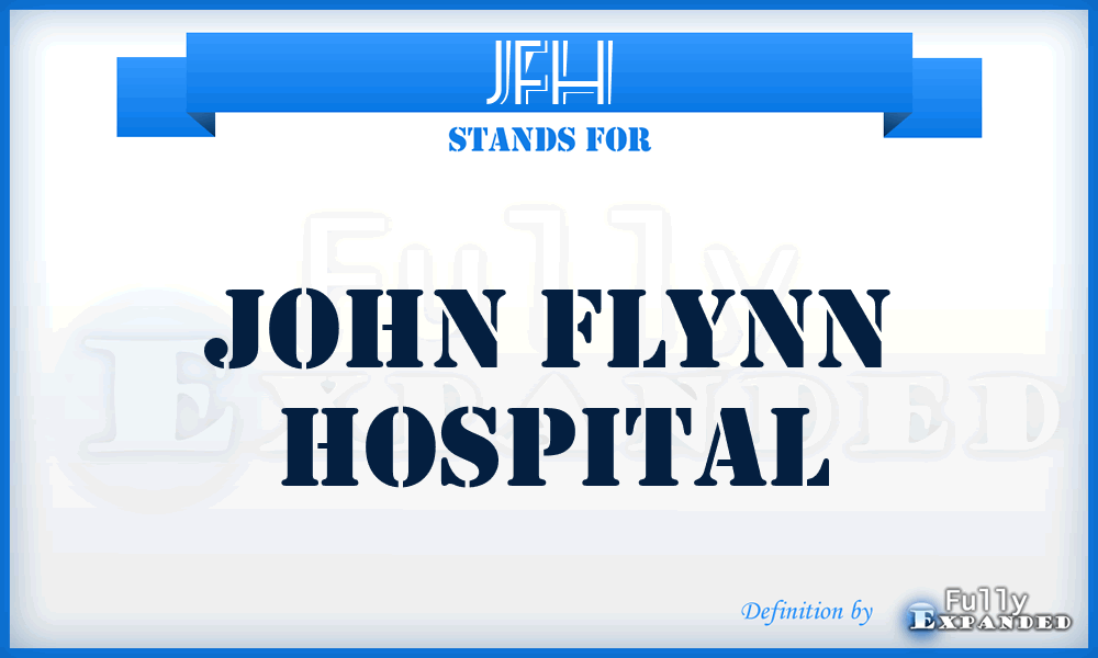 JFH - John Flynn Hospital