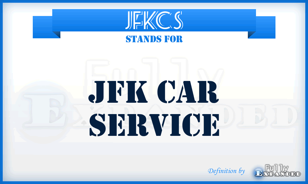 JFKCS - JFK Car Service