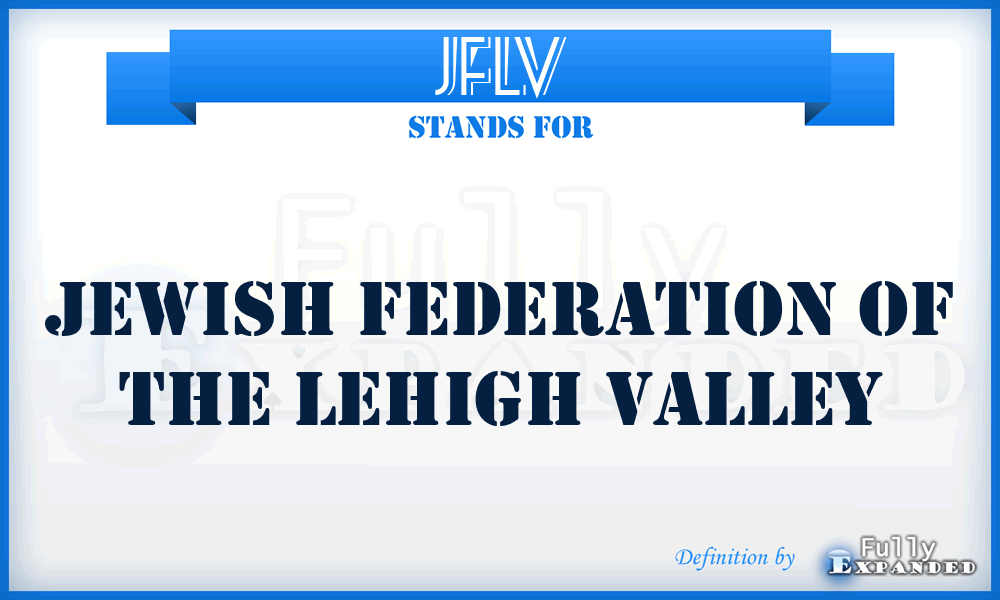 JFLV - Jewish Federation of the Lehigh Valley