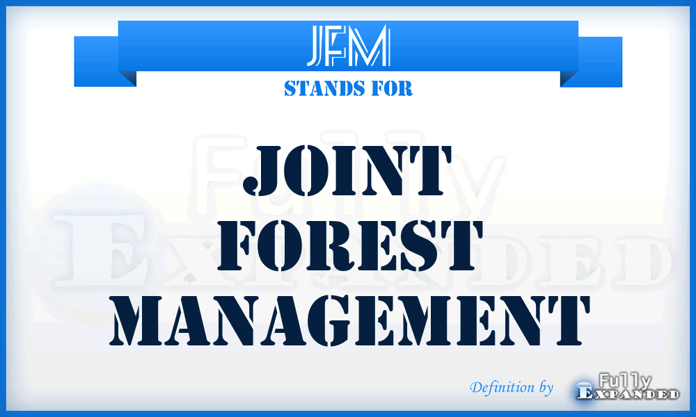 JFM - Joint Forest Management