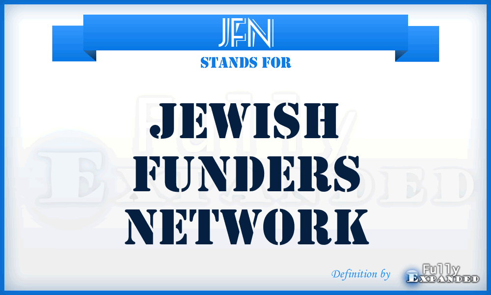 JFN - Jewish Funders Network
