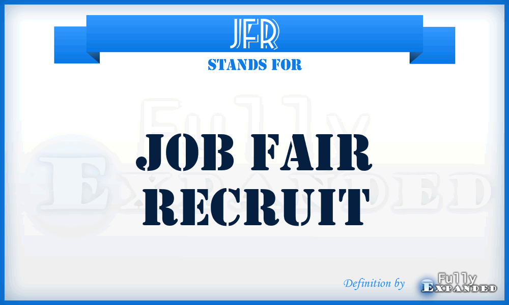 JFR - Job Fair Recruit
