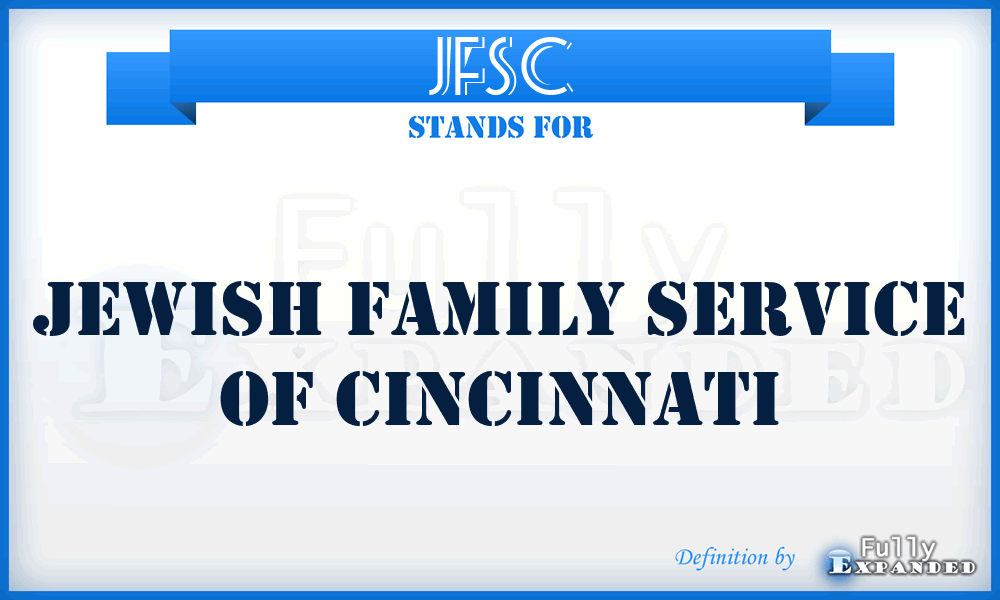 JFSC - Jewish Family Service of Cincinnati