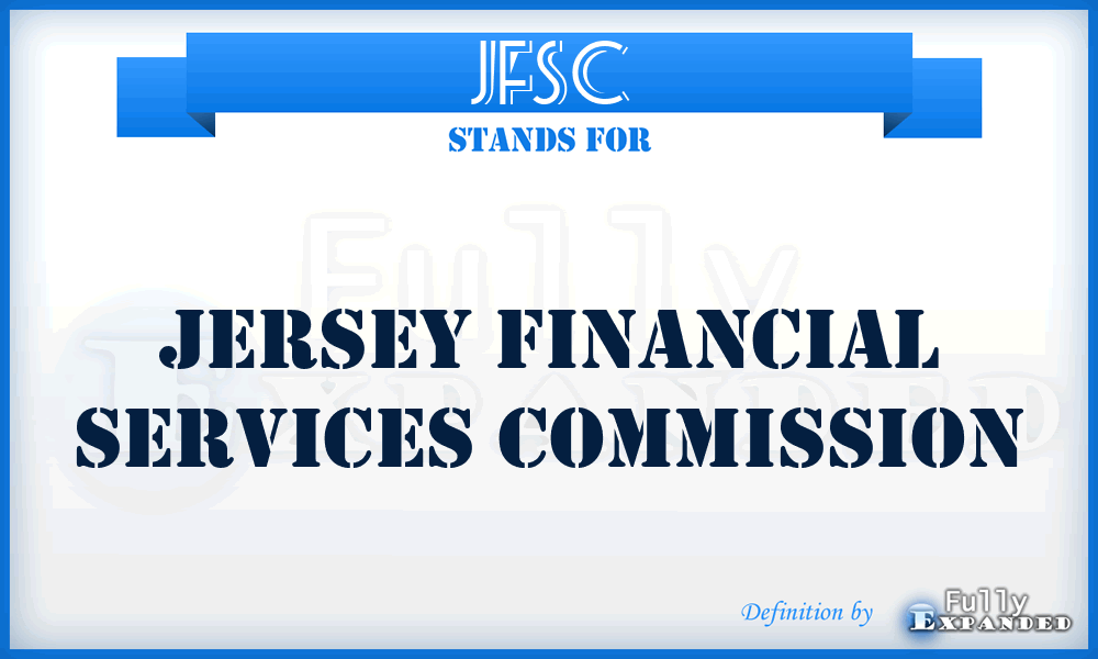 JFSC - Jersey Financial Services Commission