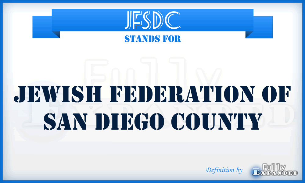 JFSDC - Jewish Federation of San Diego County