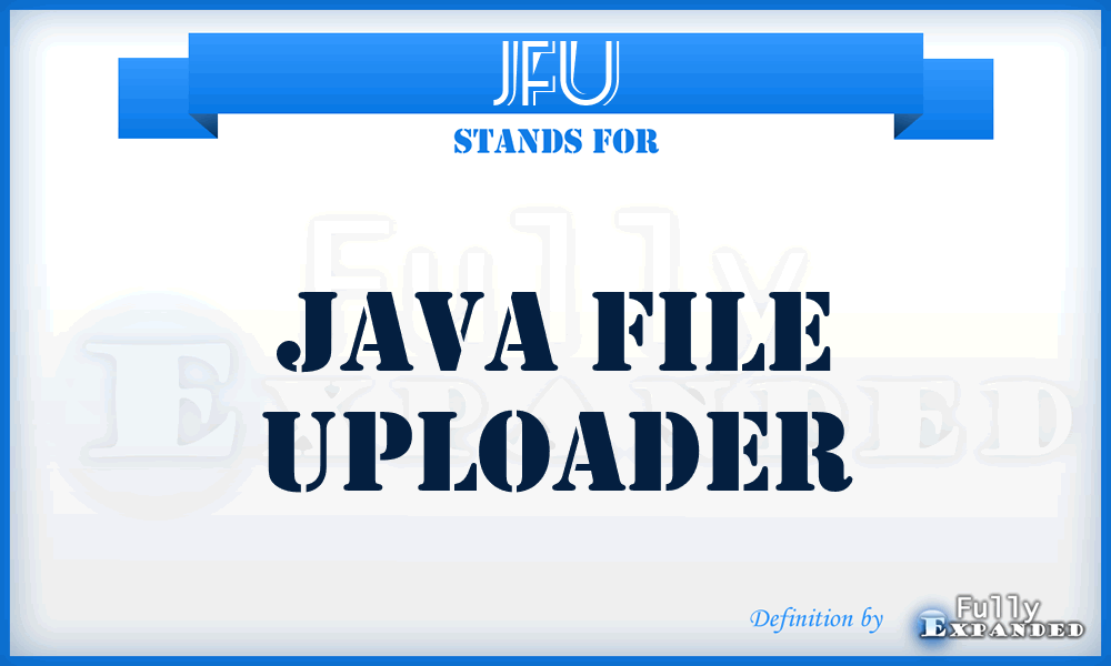 JFU - Java File Uploader