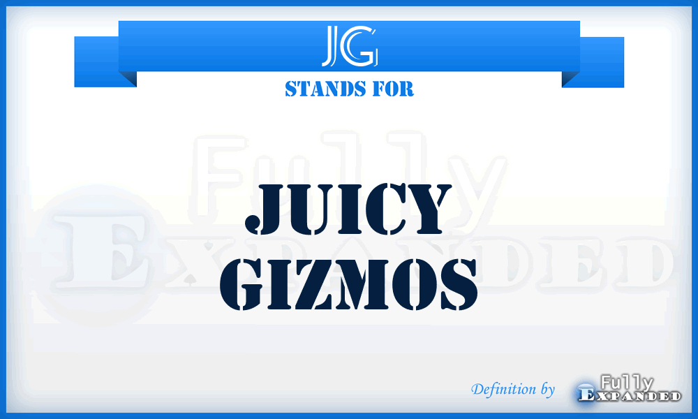 JG - Juicy Gizmos