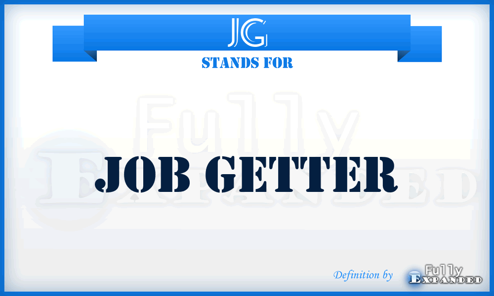 JG - Job Getter