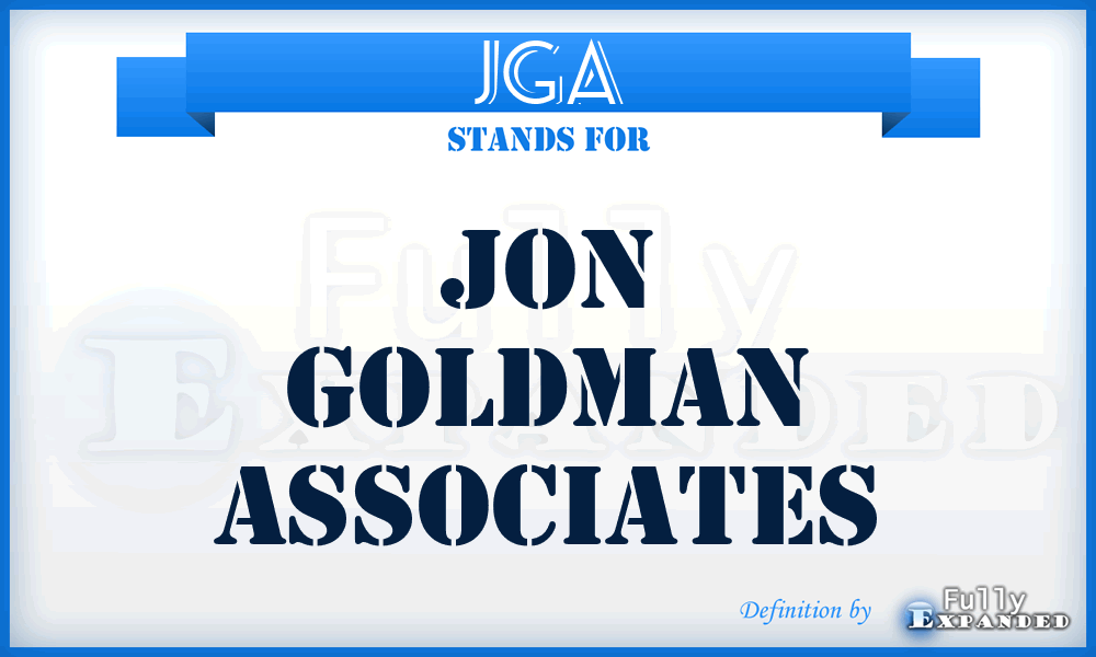 JGA - Jon Goldman Associates