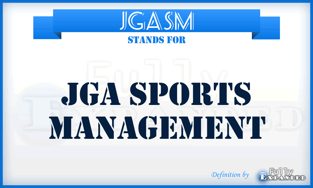 JGASM - JGA Sports Management