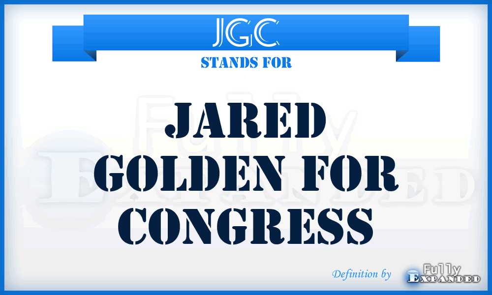 JGC - Jared Golden for Congress