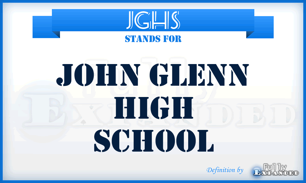 JGHS - John Glenn High School