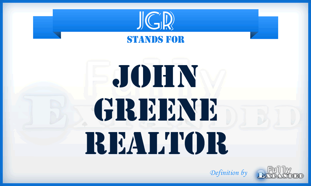 JGR - John Greene Realtor