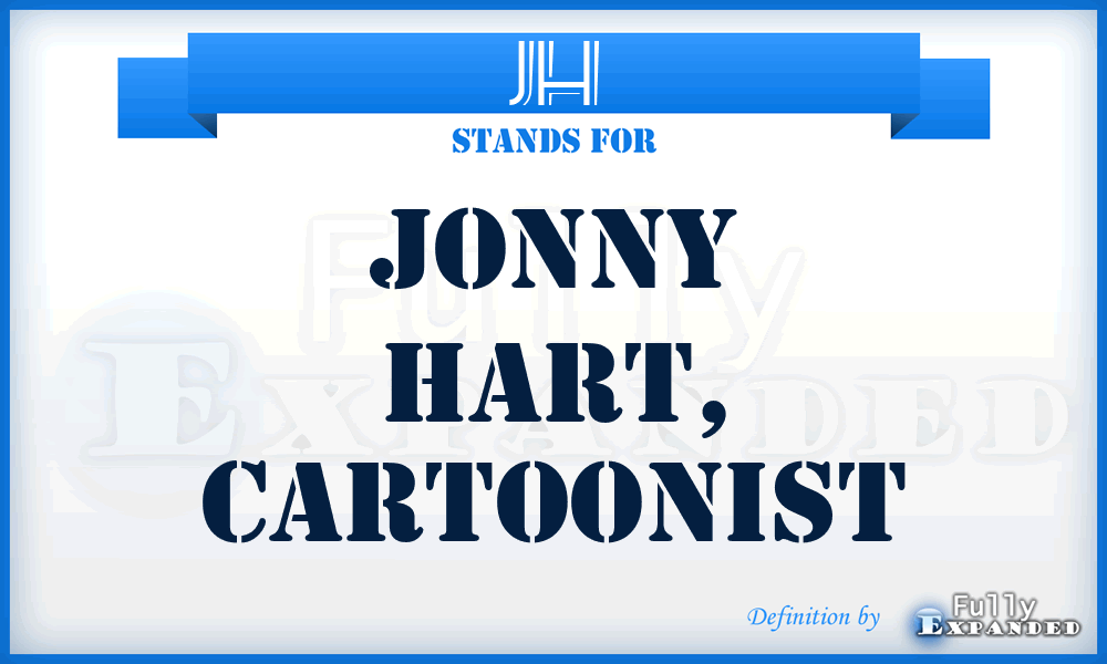 JH - Jonny Hart, Cartoonist