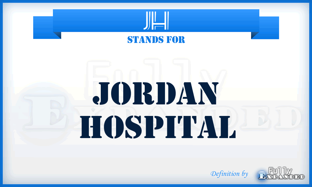 JH - Jordan Hospital