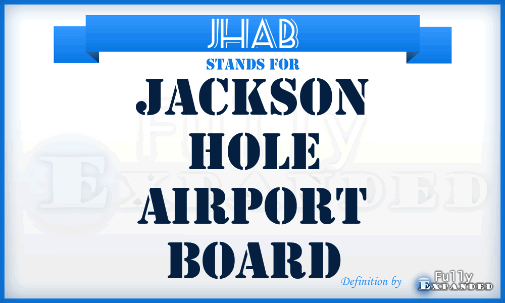 JHAB - Jackson Hole Airport Board