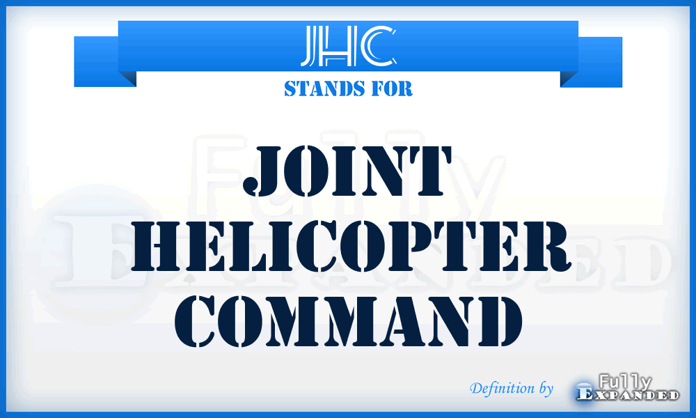JHC - Joint Helicopter Command
