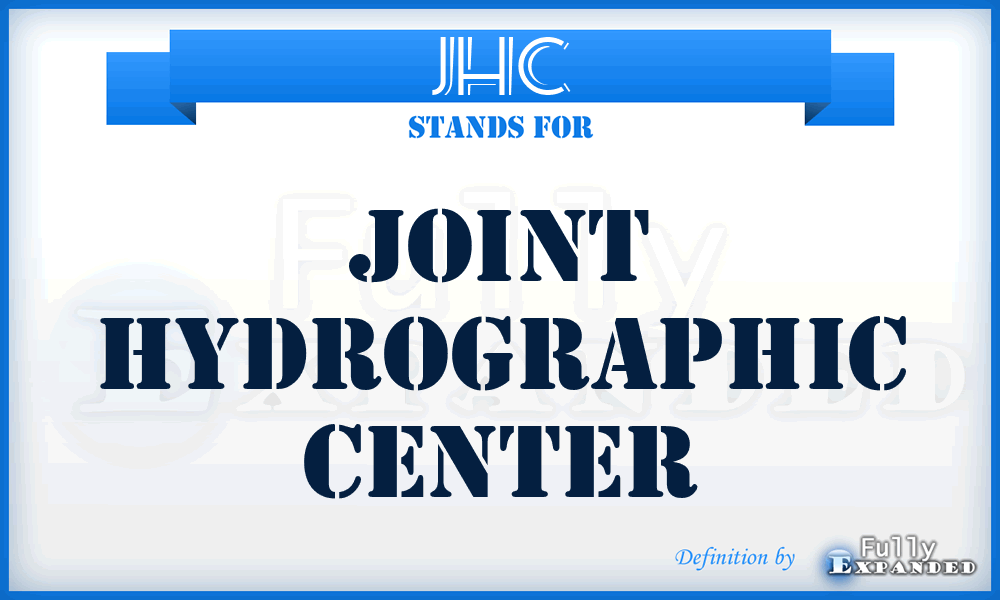 JHC - Joint Hydrographic Center