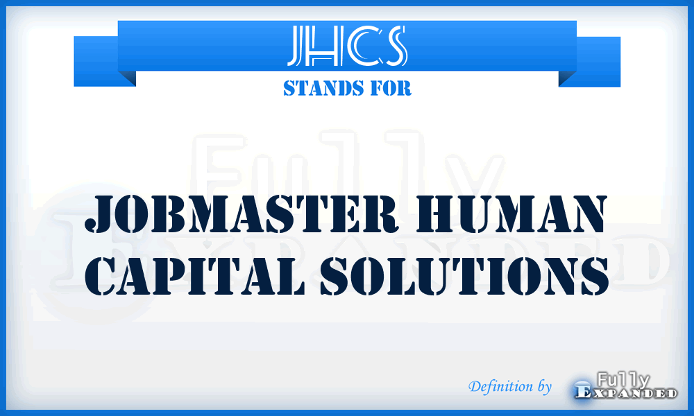 JHCS - Jobmaster Human Capital Solutions