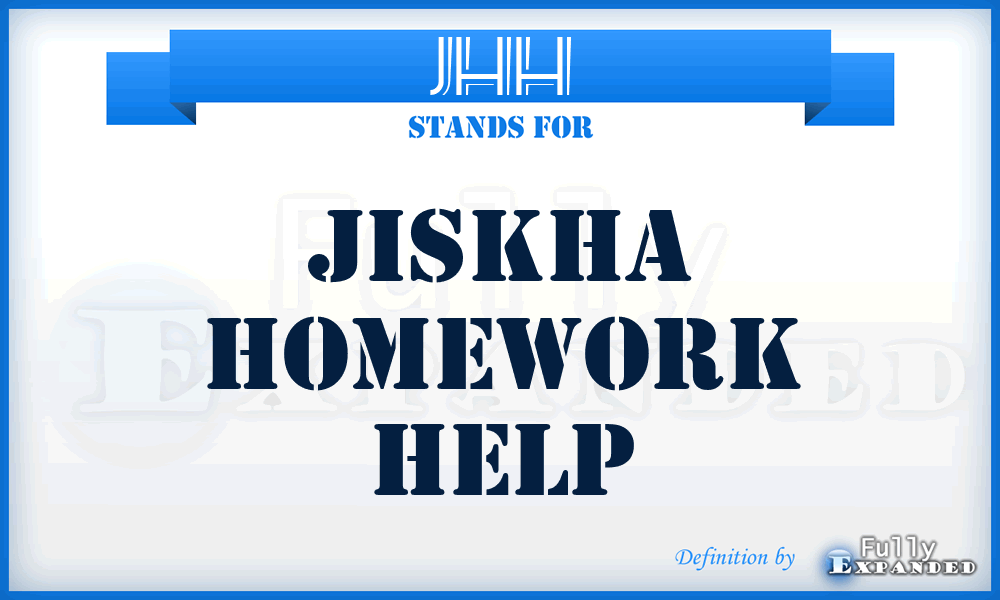 JHH - Jiskha Homework Help